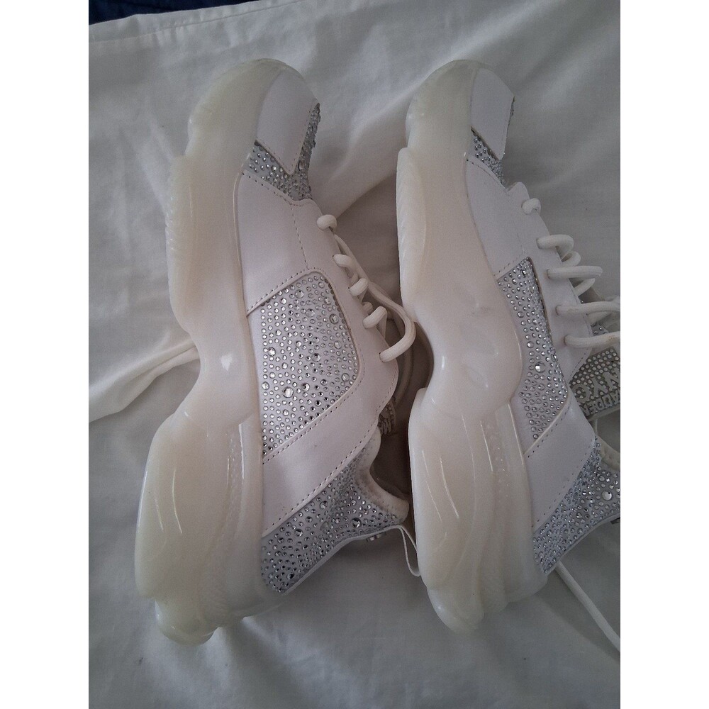 Madden NYC Women's Size 7 Rhinestone Athletic Sneakers NEW! - Picture 3 of 8